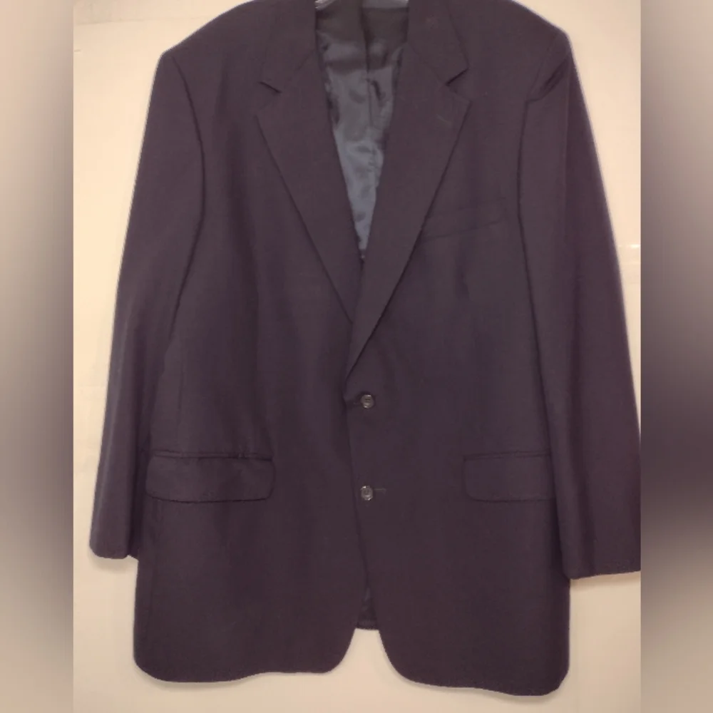 Esquire Neckwear Navy Men's Blazer Size (46.L)